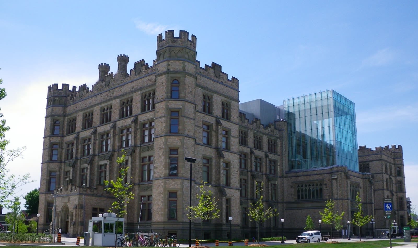 The Canadian Museum of Nature, the turreted stone Victoria Memorial Museum Building with its glass Queens' Lantern tower, downtown Ottawa