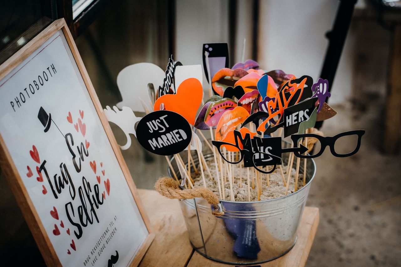 Wedding photo booth